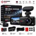 4K Dual Dashcam with GPS